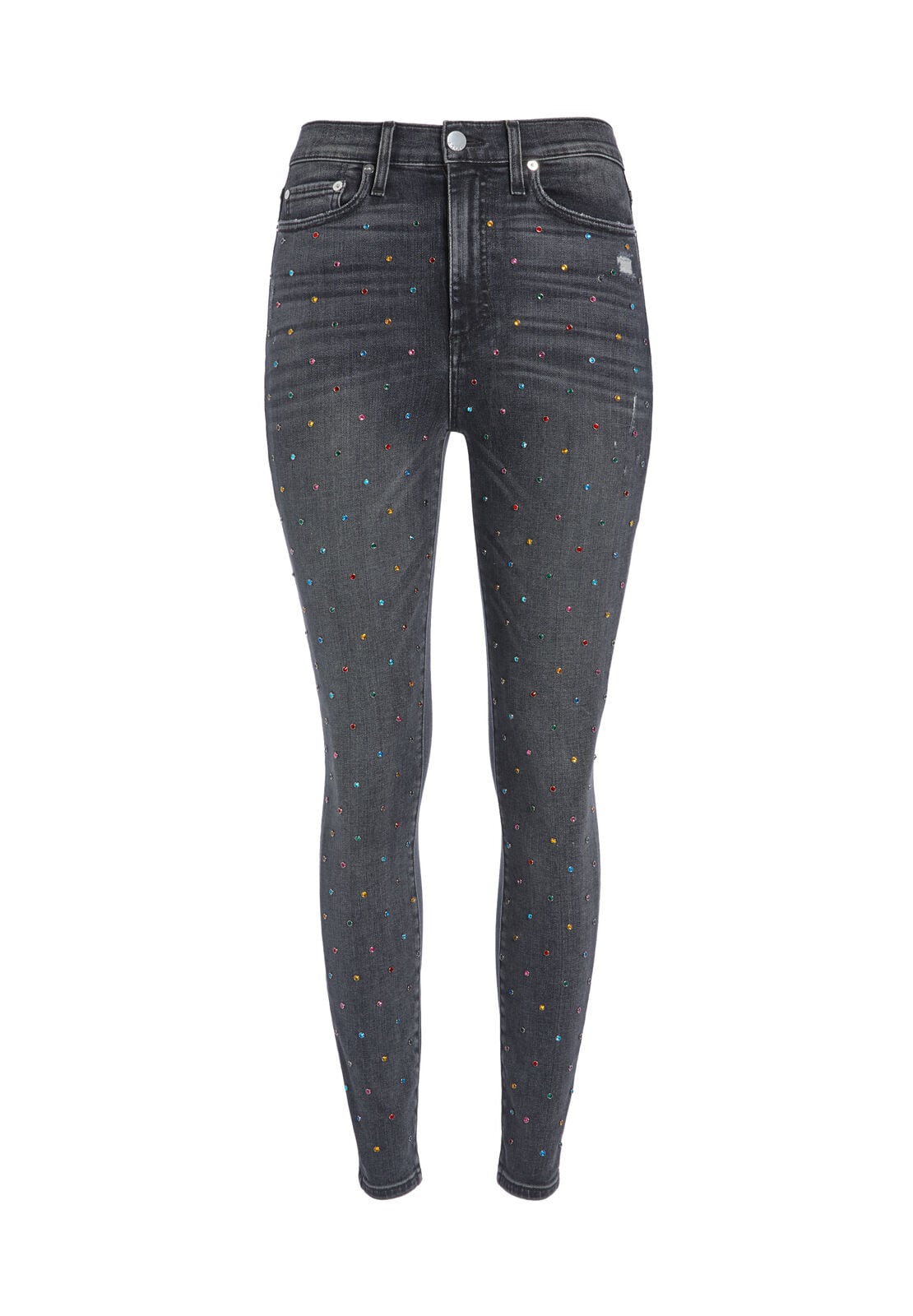 GOOD HIGH RISE CRYSTAL SKINNY