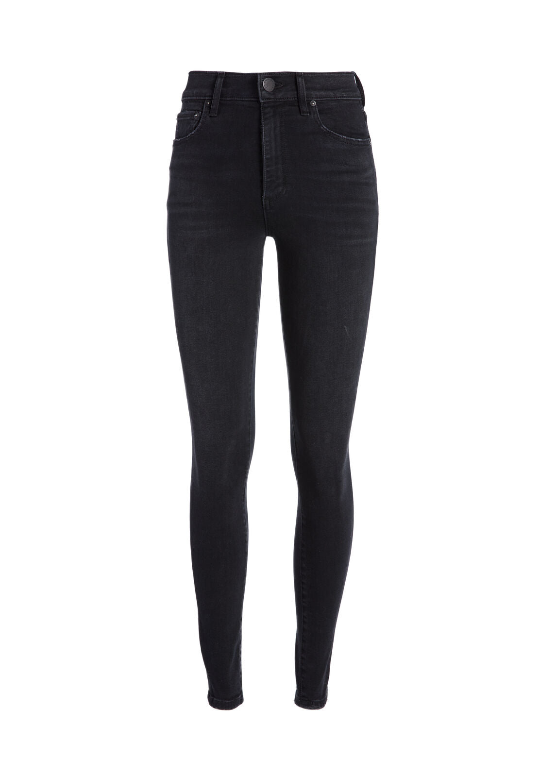 GOOD HIGH RISE SKINNY JEAN-NOIR-ALICE + OLIVIA