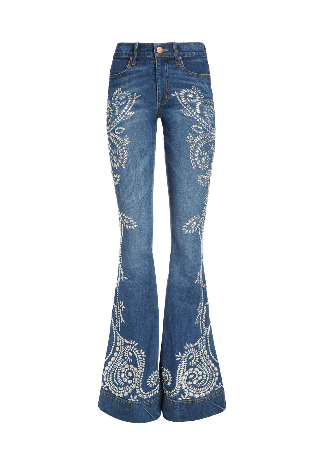 MAGNIFIQUE JEAN TAILLE HAUTE CRYSTAL-ALICE + OLIVIA