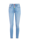 GOOD HIGH RISE SKINNY JEAN-SUNNY SIDE-ALICE + OLIVIA