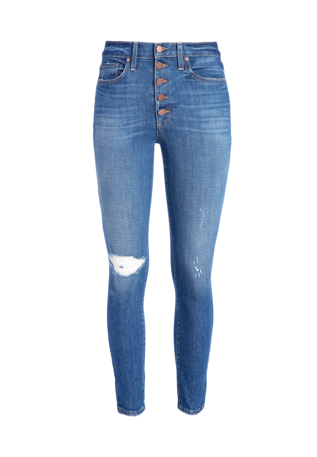 GOOD HIGH RISE SKINNY JEAN-TIME FLYS-ALICE + OLIVIA