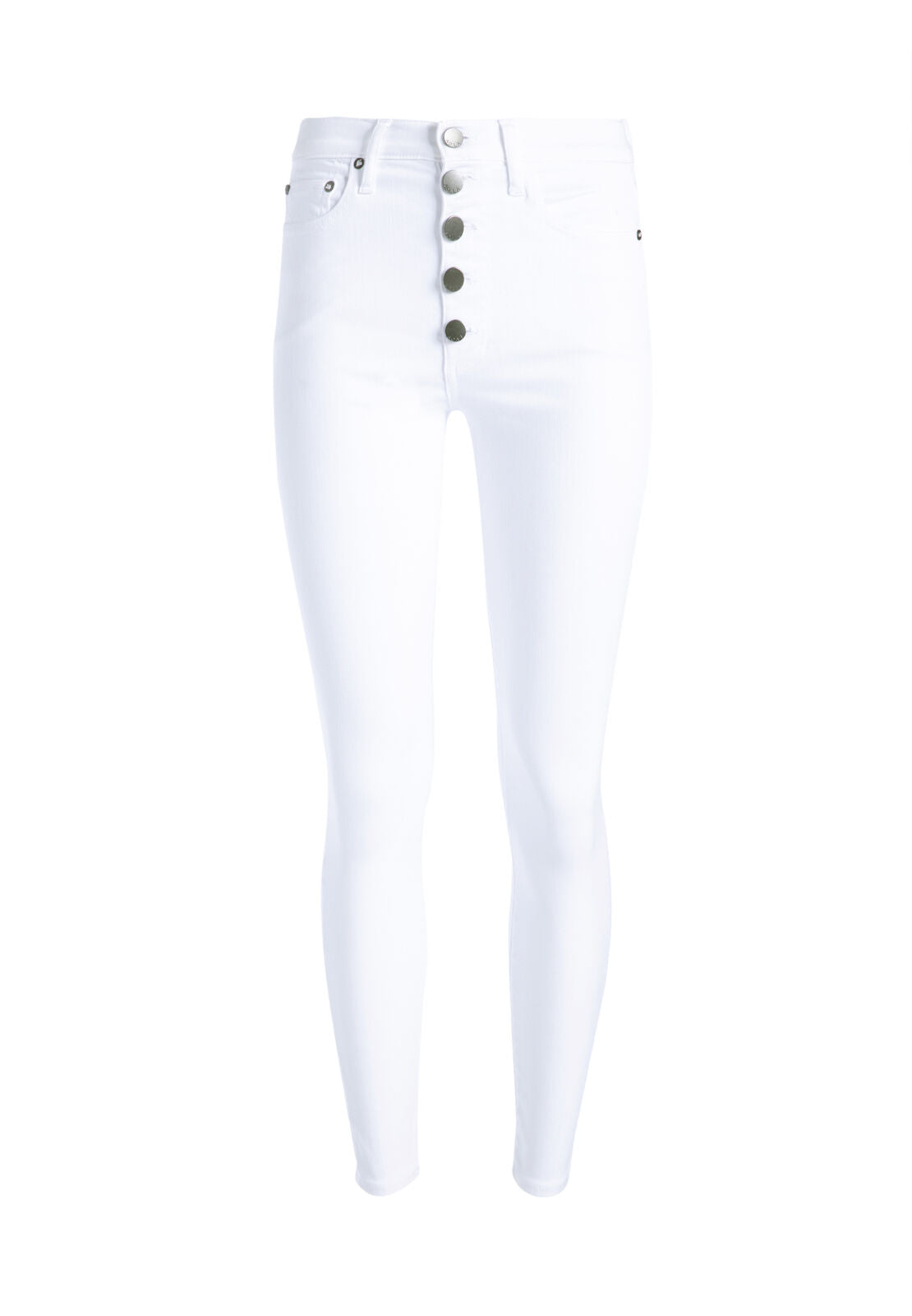 BON JEAN TAILLE HAUTE AVEC BOUTONS APPARENTS-ALICE + OLIVIA