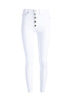 BON JEAN TAILLE HAUTE AVEC BOUTONS APPARENTS-ALICE + OLIVIA