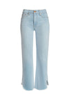 PANTALON FLARE COURT PARFAIT AVEC FENTE LATÉRALE-ALICE + OLIVIA
