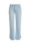 PANTALON FLARE COURT PARFAIT AVEC FENTE LATÉRALE-ALICE + OLIVIA