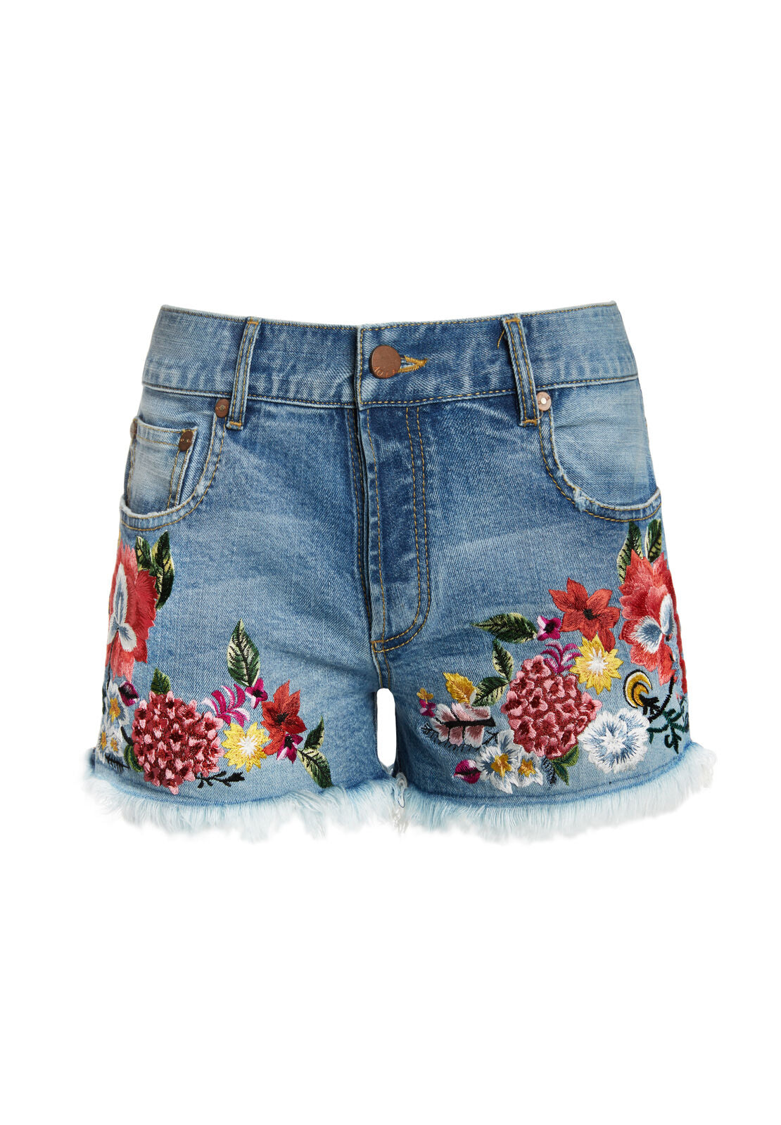 SHORT VINTAGE EMBR-ALICE + OLIVIA