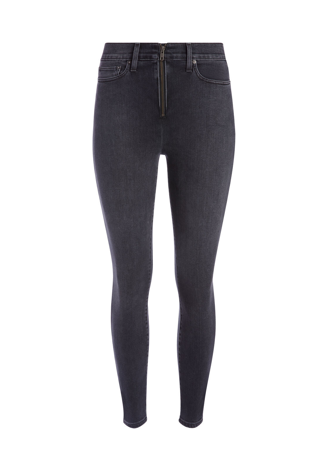 GOOD HIGH RISE ANKLE SKINNY JEAN-BLACK MAGIC-ALICE + OLIVIA