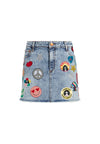 BONNE MINI-JUPE TAILLE HAUTE-ALICE + OLIVIA