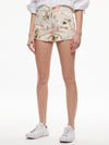 FANTASTICI SHORTS VINTAGE IN DENIM A VITA ALTA-ALICE + OLIVIA
