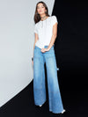 PAINTER JEAN-GEORGIA VINTAGE BLUE-ALICE + OLIVIA