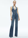 COMBINAISON SALOPETTE EN JEAN À LICOU NOEMI-ALICE + OLIVIA