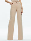 JEANS ERNIE A VITA BASSA CON FIBBIA POSTERIORE-ALICE + OLIVIA