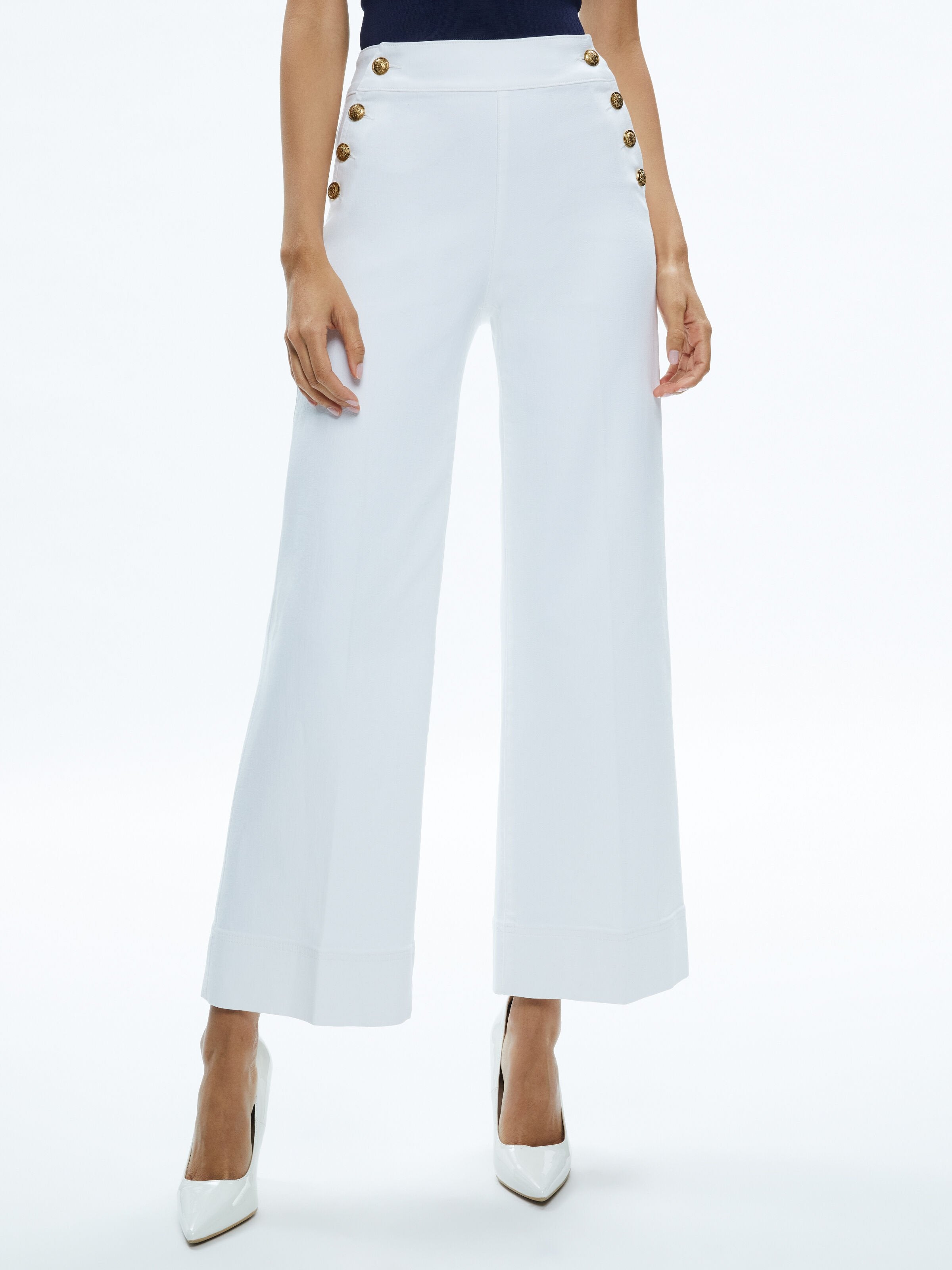 NARIN HIGH RISE JEAN-OFF WHITE-ALICE + OLIVIA