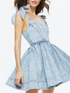 VESTITO IN JEANS CON CORSETTO AMINA-ALICE + OLIVIA