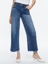 ERNIE CROPPED LOW RISE BUCKLE BACK BAGGY JEAN-BROOKLYN BLUE-ALICE + OLIVIA