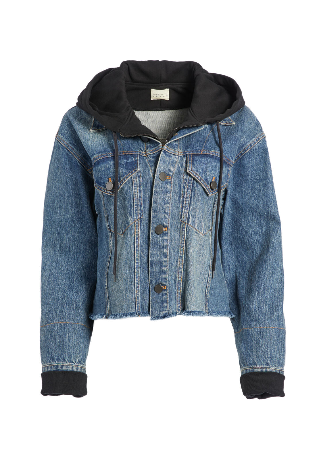 GIACCA FELPA IN JEANS-ALICE + OLIVIA