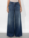 BRANSON JEAN-DARBY VINTAGE BLUE-ALICE + OLIVIA