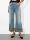 WEEZY EMBELLISHED JEAN-SIERRA LIGHT BLUE-ALICE + OLIVIA