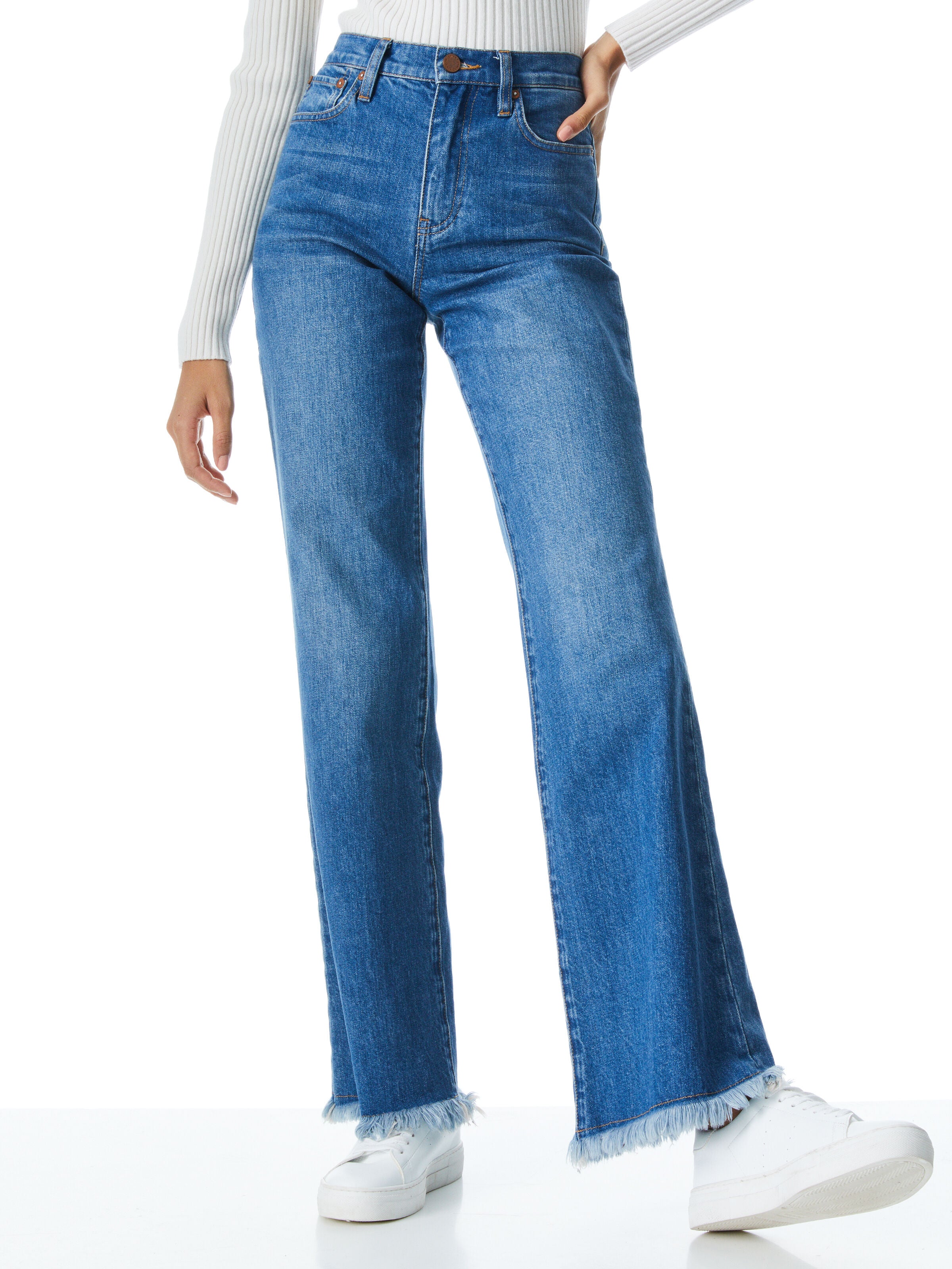 JEAN GIRLFRIEND TAILLE HAUTE INCROYABLE-ALICE + OLIVIA