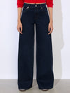 TRISH JEAN-DARK RINSE-ALICE + OLIVIA
