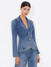 BLAZER SCULPTÉ EN JEAN IANA-ALICE + OLIVIA
