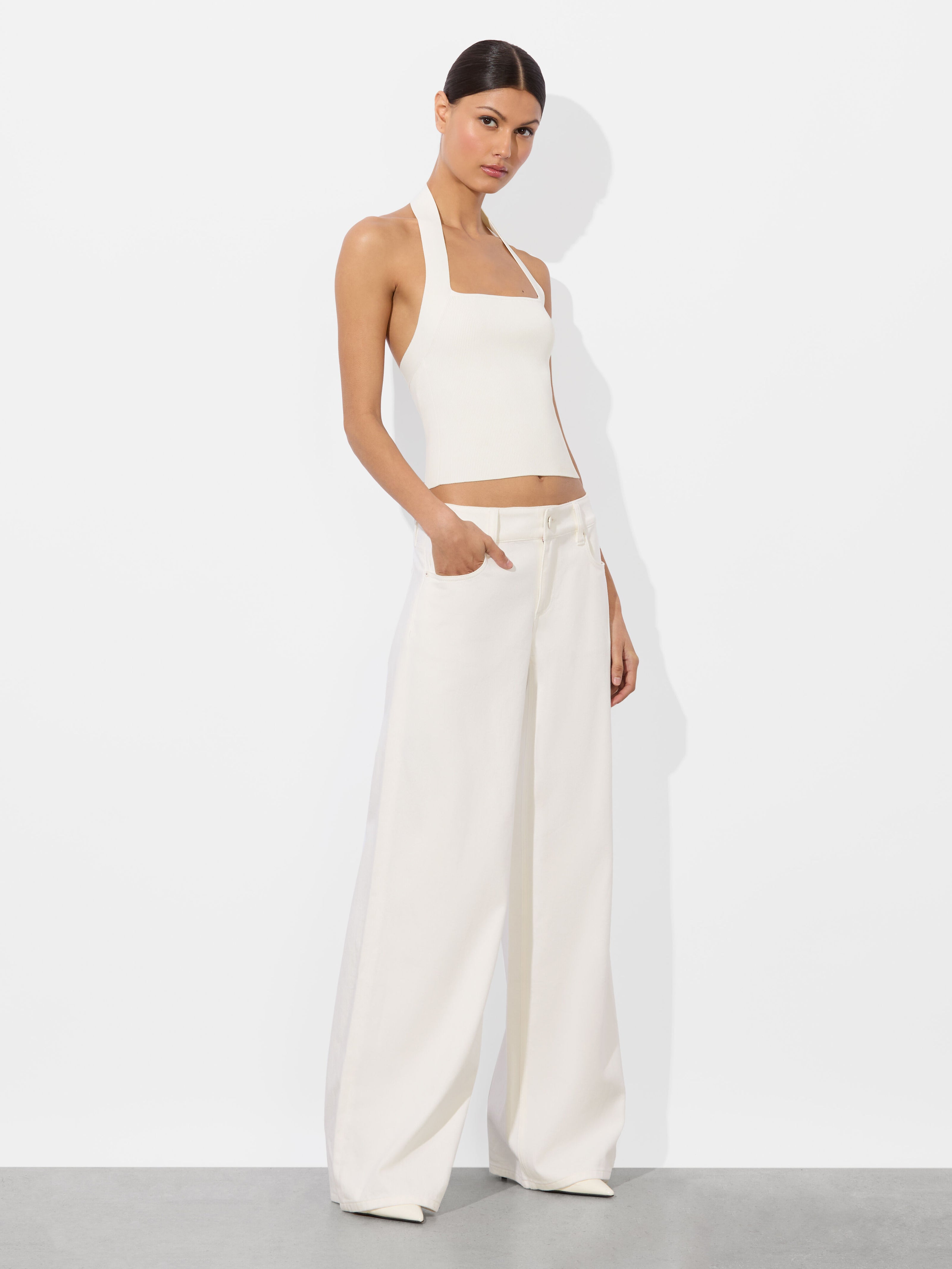 AMAZING JEAN-OFF WHITE-ALICE + OLIVIA