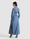 CHASSIDY DENIM MAXI DRESS-ALICE + OLIVIA