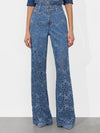 WEEZY JEANS TAGLIO LASER-ALICE + OLIVIA