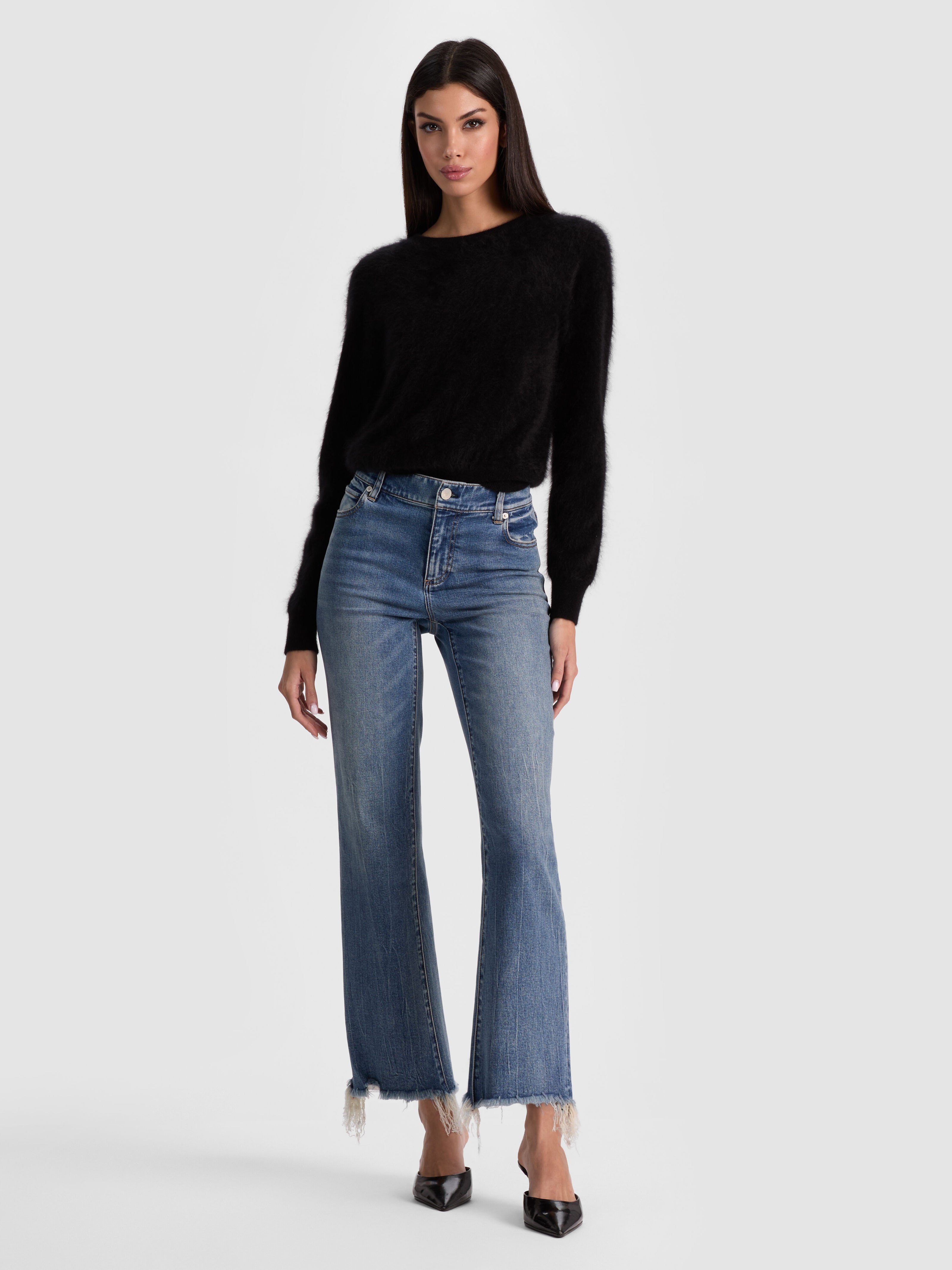 FIERCE JEAN-BROOKLYN BLUE-ALICE + OLIVIA