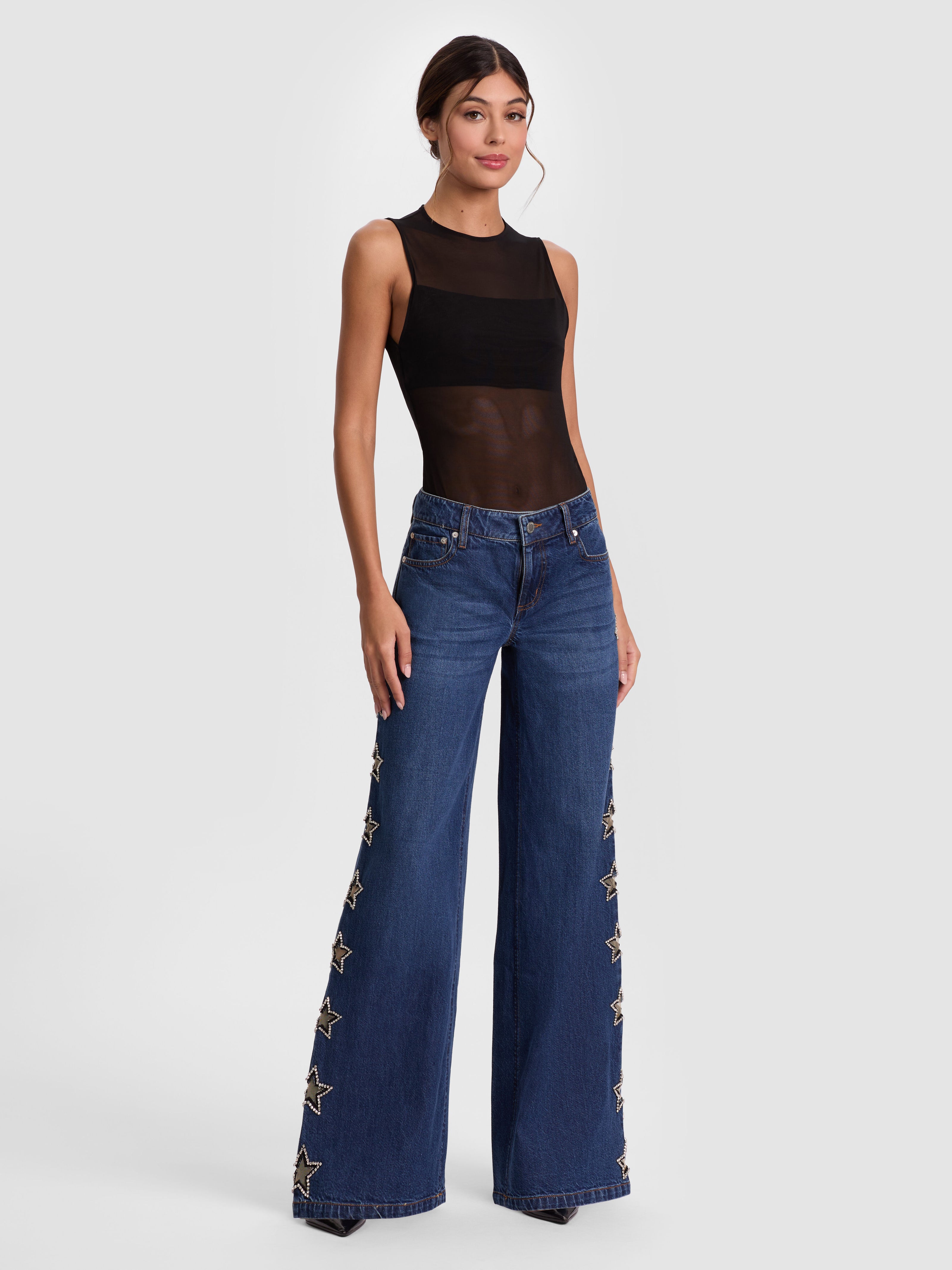 JEAN BRODÉ EXCEPTIONNEL-ALICE + OLIVIA