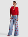 AMAZING JEAN-DENVER BRIGHT BLUE-ALICE + OLIVIA