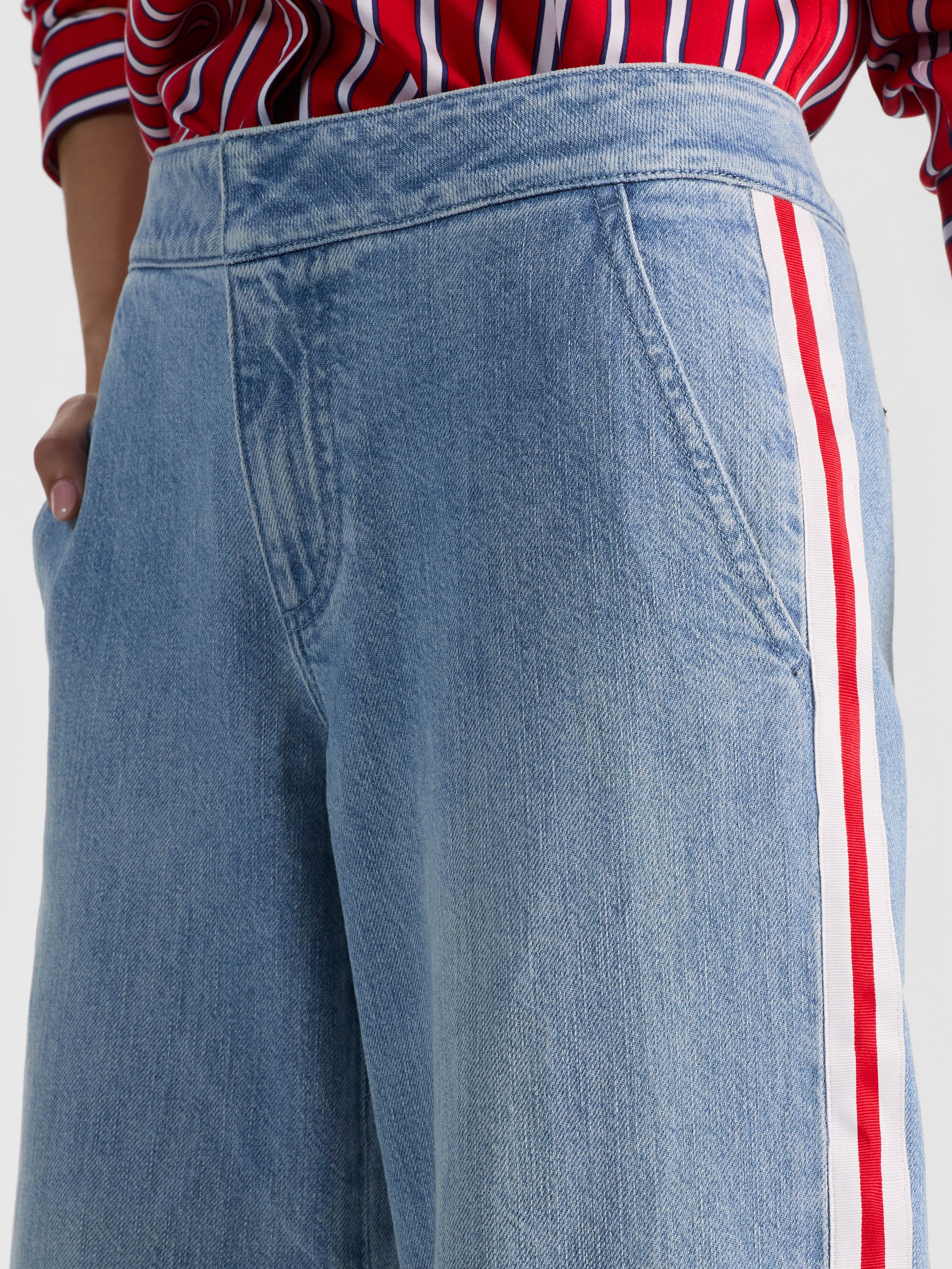 XANDER RACING STRIPE JEAN-ALICE + OLIVIA
