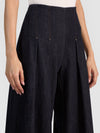 HENRY PLEATED DENIM PANT-DARK RINSE-ALICE + OLIVIA