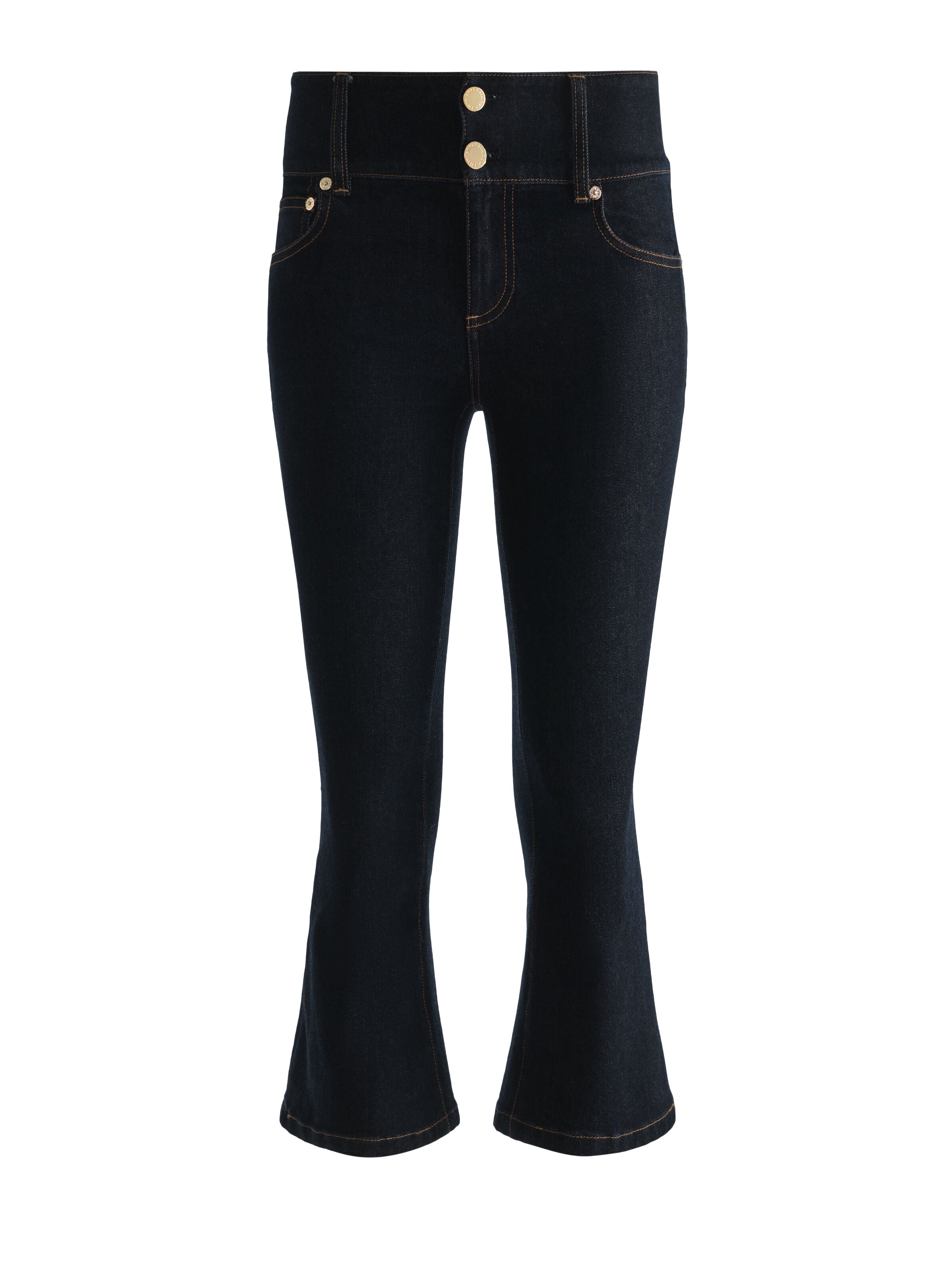 KAI LOW RISE CAPRI JEAN-DARK RINSE-ALICE + OLIVIA