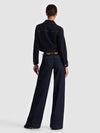 CHLOE DENIM JACKET-DARK RINSE-ALICE + OLIVIA
