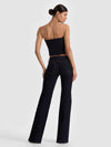 KELCEY STRAPLESS DENIM VEST-DARK RINSE-ALICE + OLIVIA
