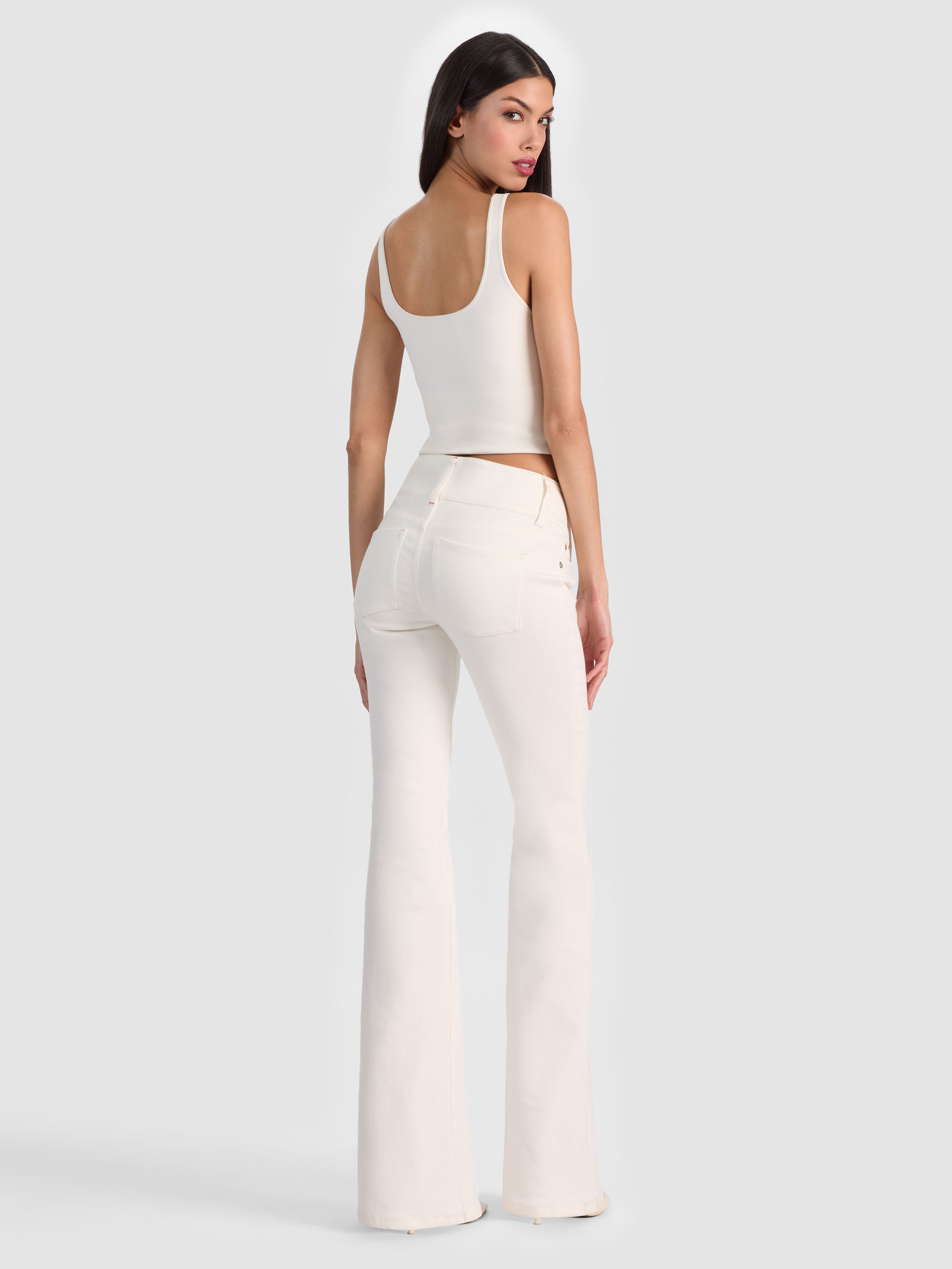 KAI LOW RISE JEAN-OFF WHITE-ALICE + OLIVIA