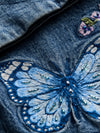 BEAUTIFUL EMBROIDERED JEAN-BROOKLYN BLUE/MULTI-ALICE + OLIVIA