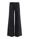 AMAZING EMBELLISHED JEAN-DARK RINSE/HEMATITE-ALICE + OLIVIA