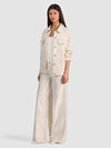 AMAZING EMBELLISHED JEAN-OFF WHITE/MULTI-ALICE + OLIVIA