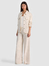 JEFF VESTE EN JEAN BRODÉE-ALICE + OLIVIA