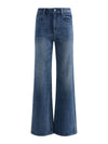 CHIC EMBELLISHED JEAN-BROOKLYN BLUE/HEMATITE-ALICE + OLIVIA