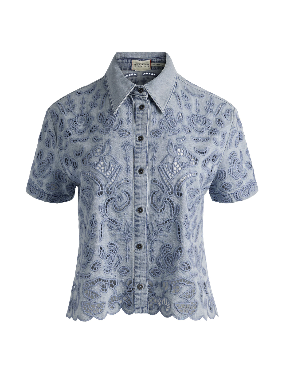 LANE DENIM BUTTON DOWN - SIERRA LIGHT BLUE