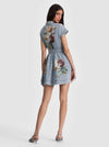 LUCY MINI DENIM SHIRT DRESS-SIERRA VINTAGE/MULTI-ALICE + OLIVIA