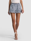SHORT EN JEAN KENLEY À ŒILLETS ET CORDON DE SERRAGE-ALICE + OLIVIA
