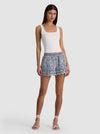 SHORT EN JEAN KENLEY À ŒILLETS ET CORDON DE SERRAGE-ALICE + OLIVIA