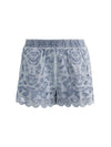 SHORT EN JEAN KENLEY À ŒILLETS ET CORDON DE SERRAGE-ALICE + OLIVIA