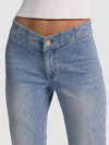 CHELSEA CROPPED FLARE JEAN-EDIE WASH-ALICE + OLIVIA