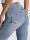 CHELSEA CROPPED FLARE JEAN-EDIE WASH-ALICE + OLIVIA