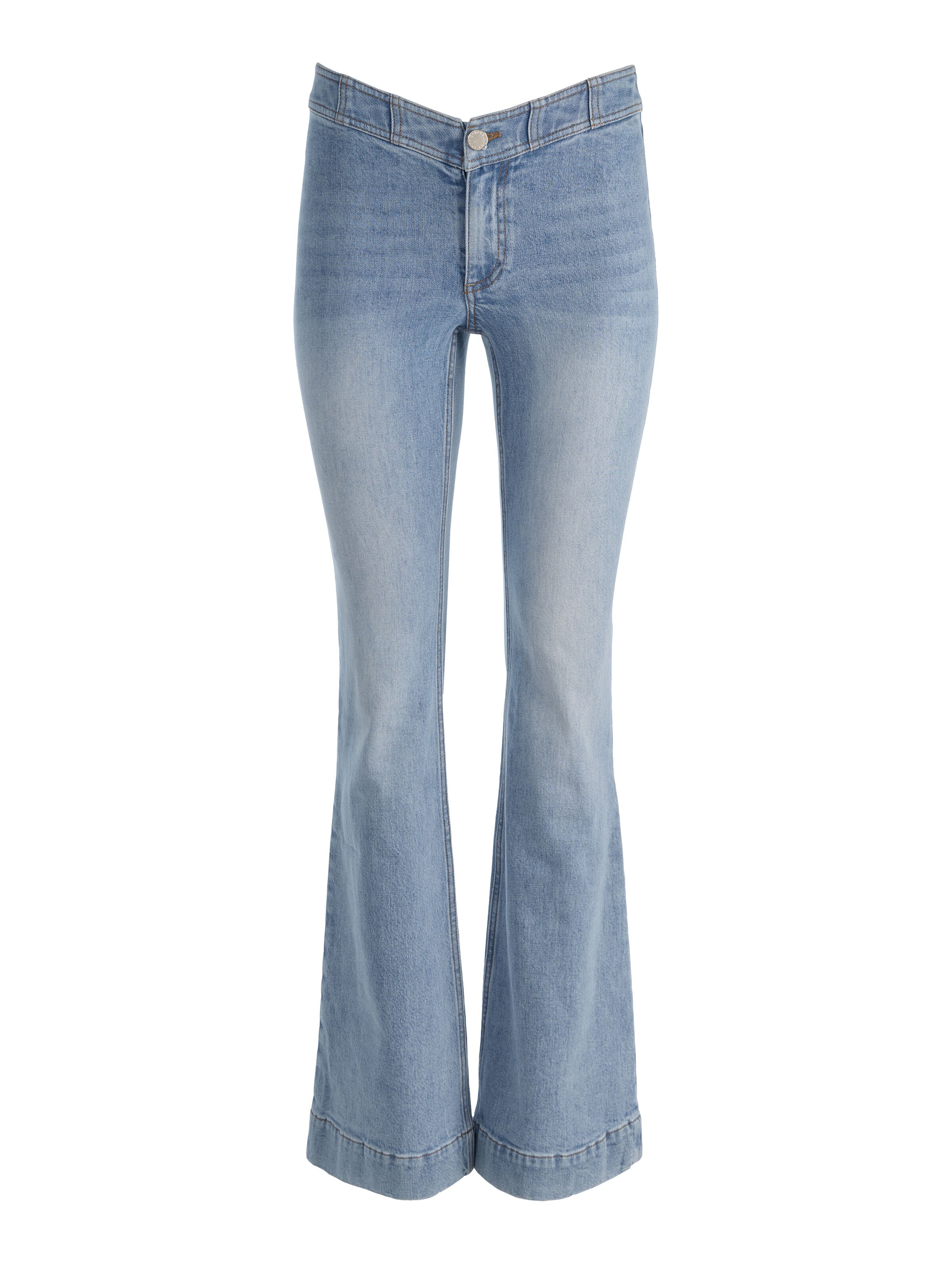 CHELSEA CROPPED FLARE JEAN-EDIE WASH-ALICE + OLIVIA